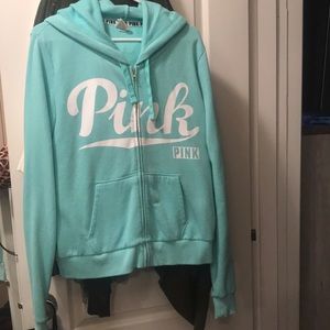 PINK Victoria’s Secret Zip up hoodie Large
